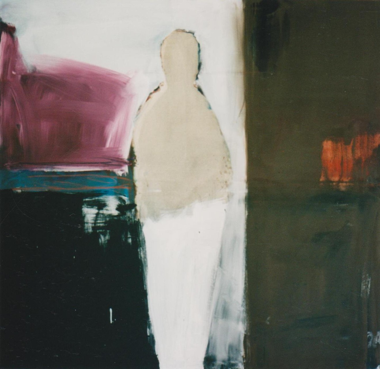 "Frau mit Hose"  2001  145x150cm  MT auf LW/MM on canvas