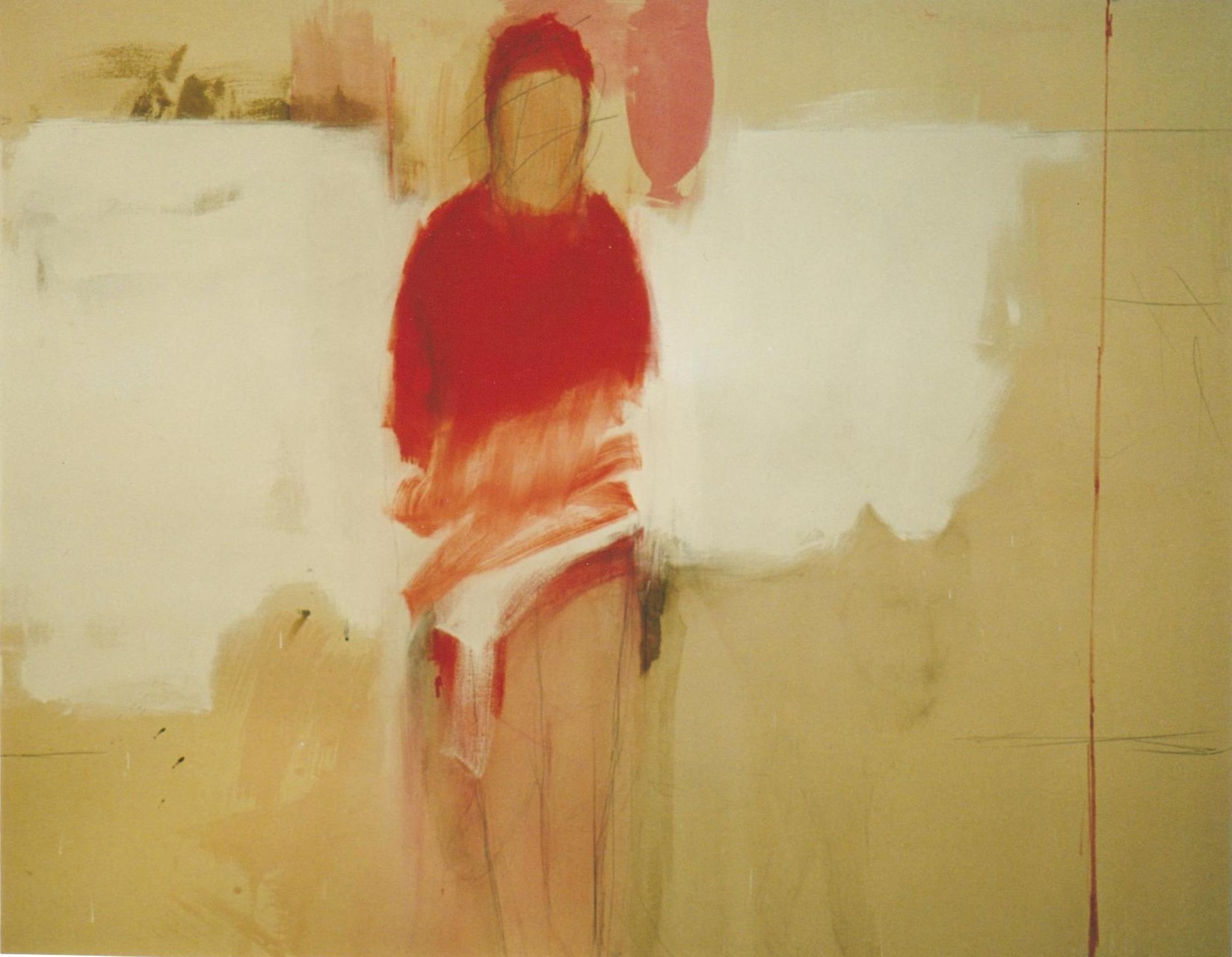 "Rotkäppchen mit bösem Wolf"  2002  160x200cm  MT auf LW/MM on canvas