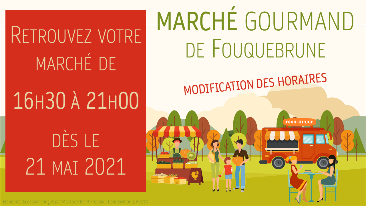 Marché gourmand : mai & juin 2021