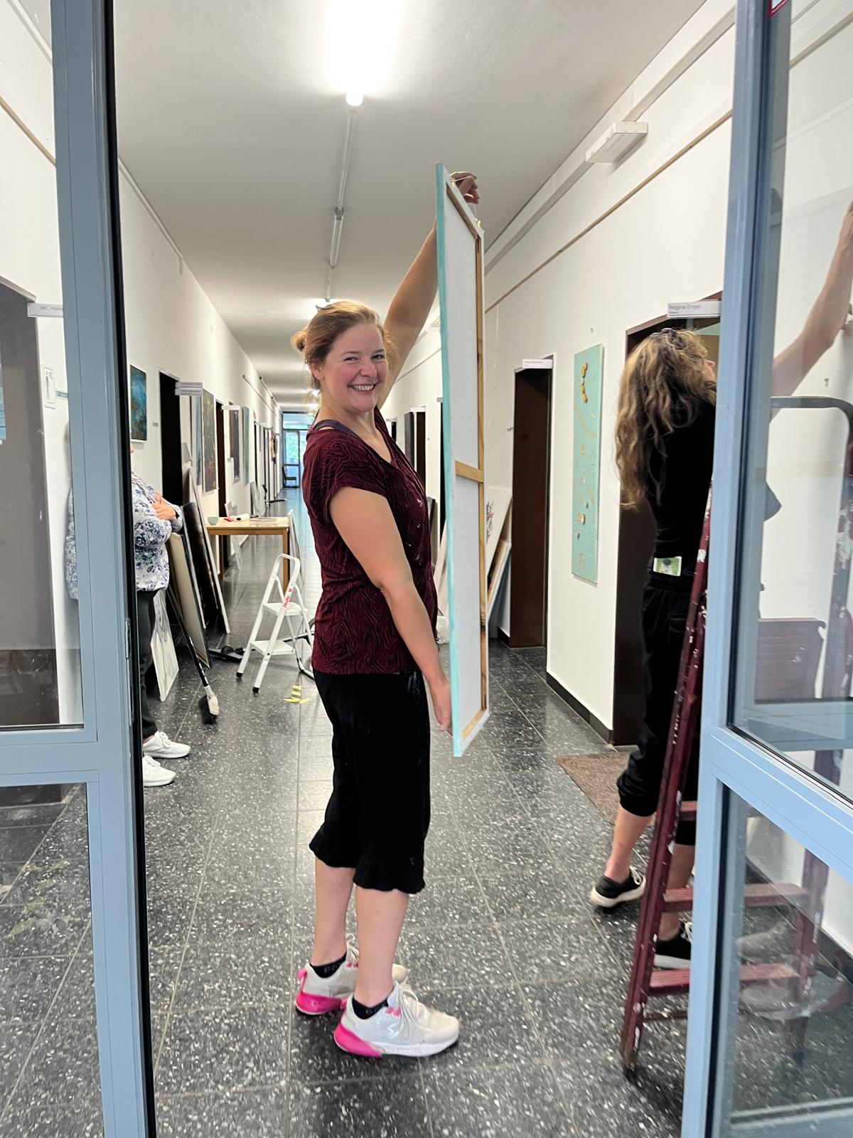 Vorbereitungen für die Ausstellung ©acksteiner.eu