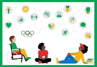 Une affiche pour les JO-2024