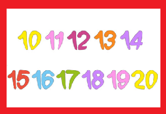 Les nombres de 10 à 20
