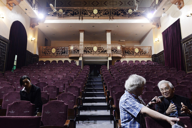 Hanoi, Auditorium der alten med. Fakultät (Foto R.Schmid)