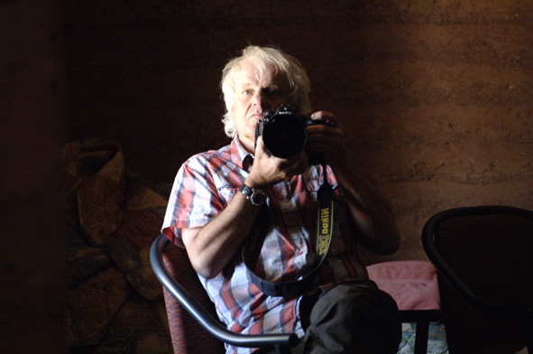 Selbstporträt während der Opalreportage 2009 in Coober Pedy (Australien)