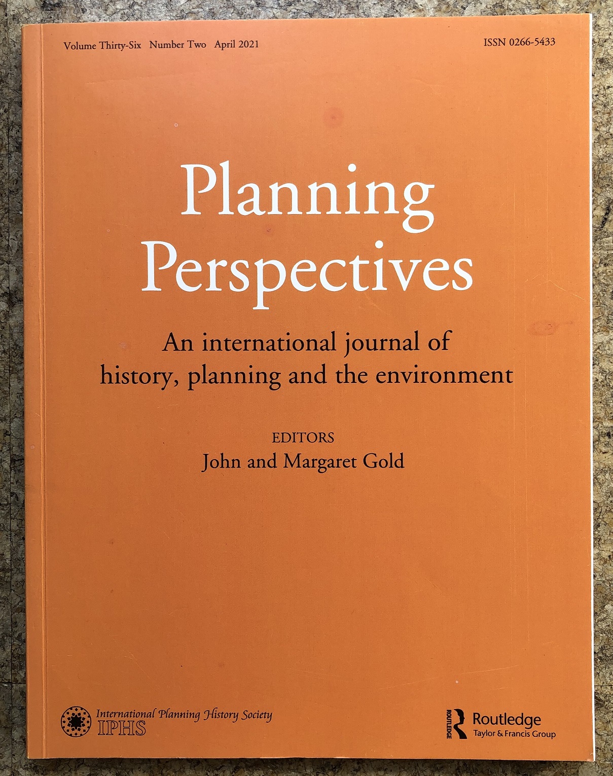 英国の専門誌に論文掲載 Our article on Planning and Perspectives, English magazine