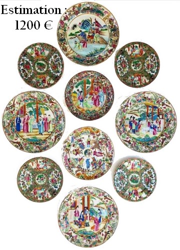10 Céramiques de Canton 1200 €
