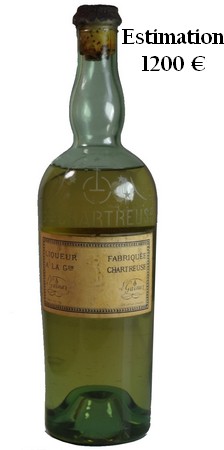 Ancienne bouteille Chartreuse 1200 €