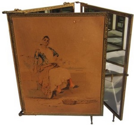 Miroir triptyque 1900 30 €