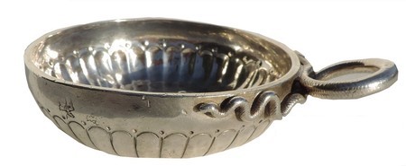 Tastevin en argent du XVIIIème 350 €