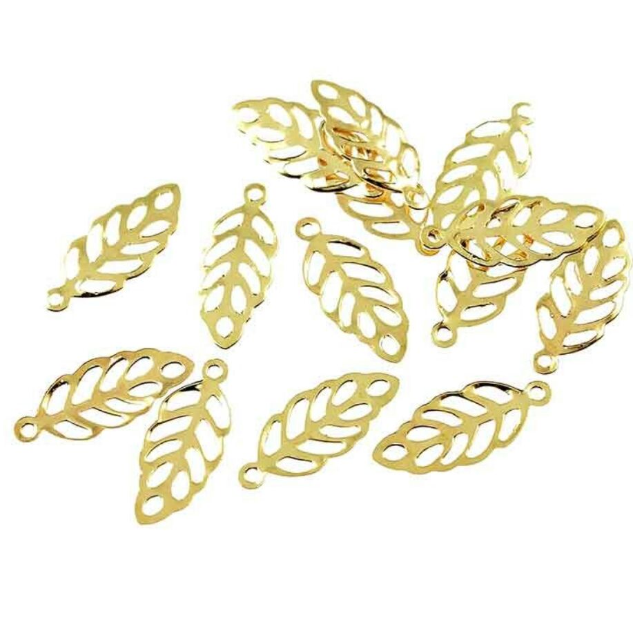 Blatt, gold 
