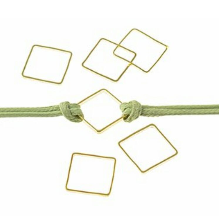Rechteck, gold 