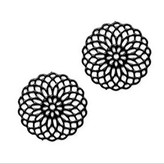 Mandala, schwarz 