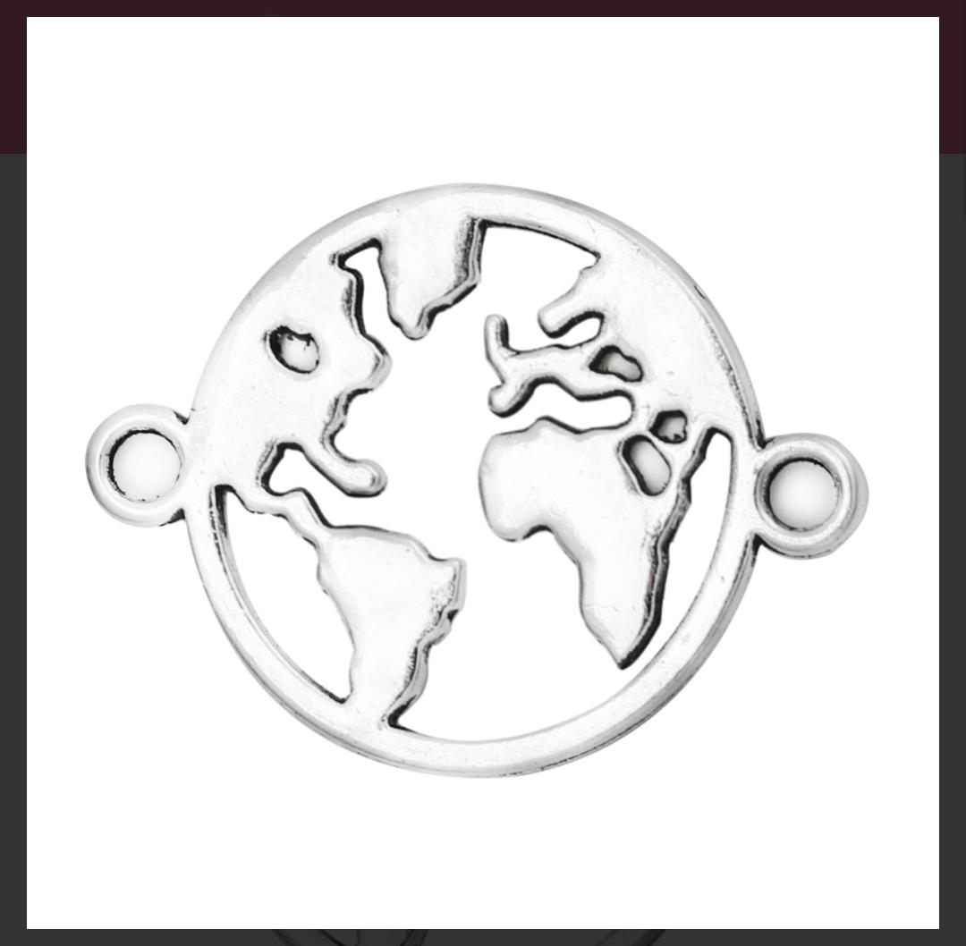 Globus, silber 