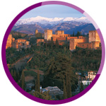 Granada - Blick auf die Alhambra