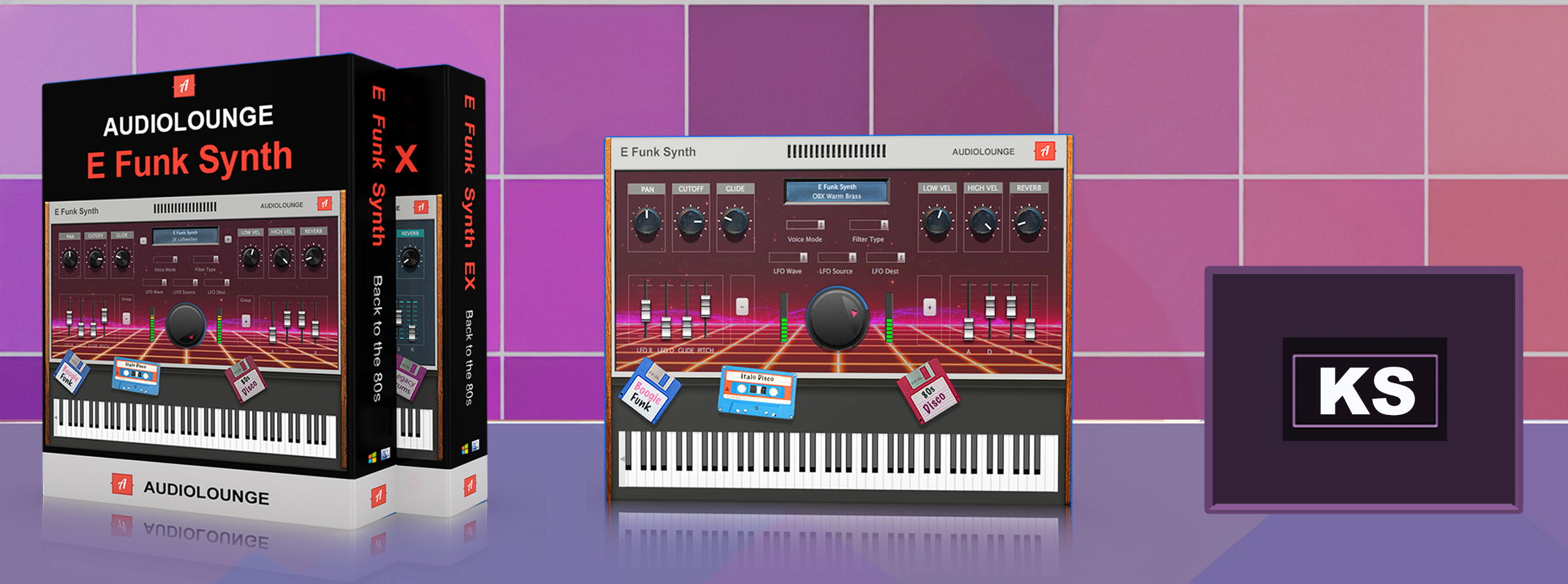 Audiolounge "E Funk Synth" audioloungepros seite!