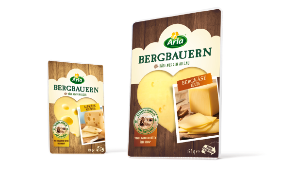 Arla - Bergbauern - Käse - Bergkäse - Alpkäse - DesignKis - Packaging - Design - 2014 - Verpackung