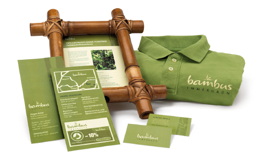 BAMBUS - Immergrün - Corporate Design - neues harmonisches Erscehinungsbild - DesignKis - 2009