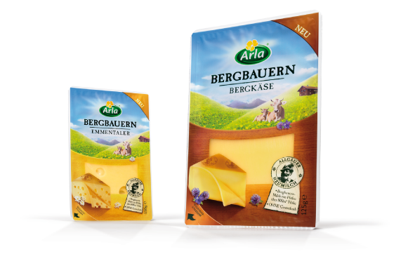 Arla - Bergbauern - Käse - Bergkäse - Emmentaler - DesignKis - Packaging - Design - 2012 - Verpackung