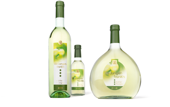 GWF - Die Jungen Frank'n - Frankn - Franken - Wein - Exklusiv - Relaunch - Marke - Rotwein - Weißwein - Packaging - Design - DesignKis - Verpackung