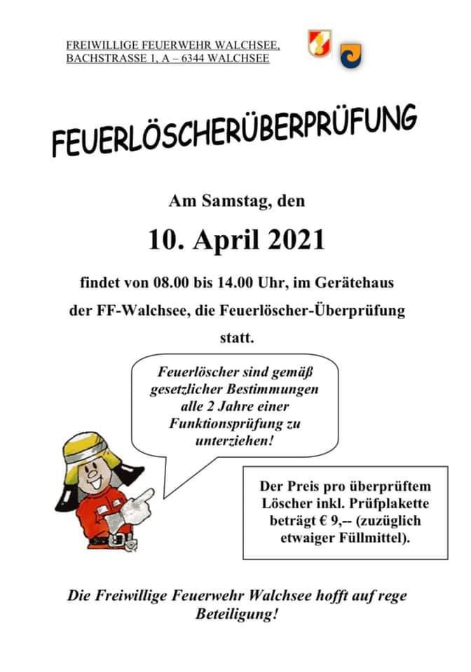 Feuerlöscherüberprüfung