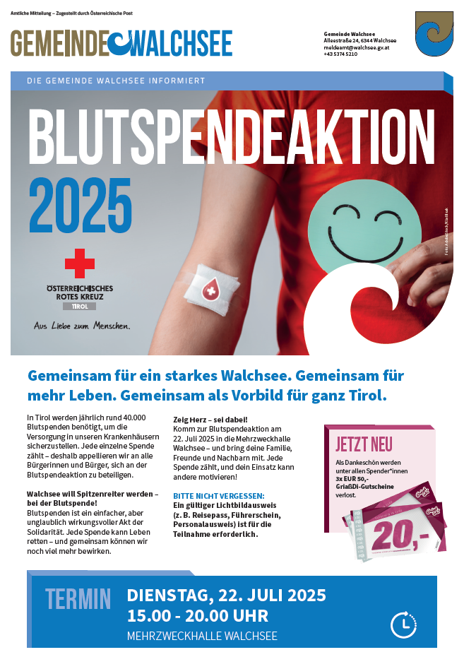 Blutspendeaktion 2025