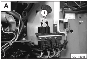 Bobcat 853H S650 Skid-Steer Loader Fuse box diagram & Relay - Wiring