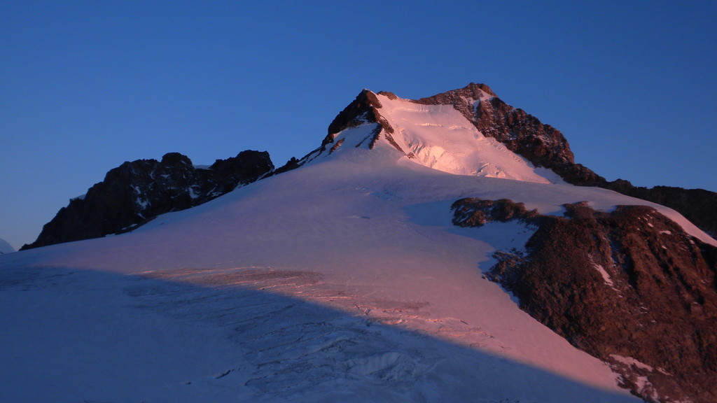 Piz Bernina im Morgenlicht