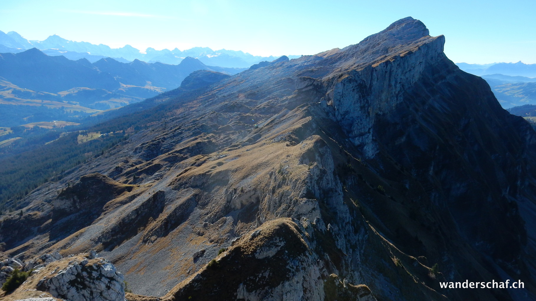 der Weiterweg Richtung Heftihüttli