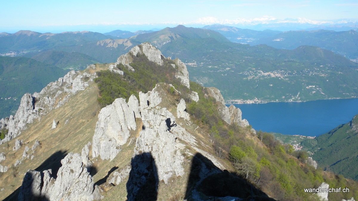 einmal etwas anderes....Abstieg von der Hütte auf den Gipfel ;o)