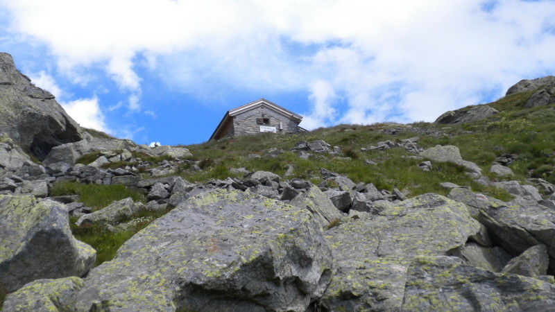 Mittlebärghütte in Sicht