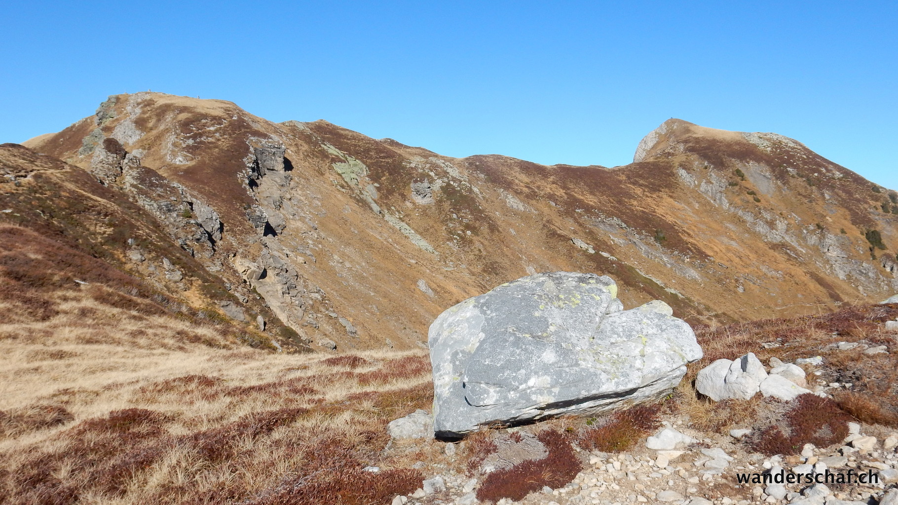 der Westgipfel ist in Sicht