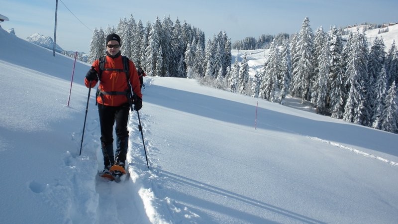 der Rheintaler Wanderleiter unterwegs bei Wittefäre