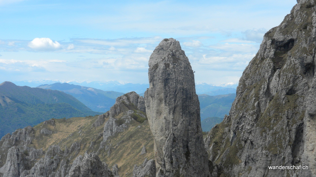 Blick zurück zum Zucco Pertuso