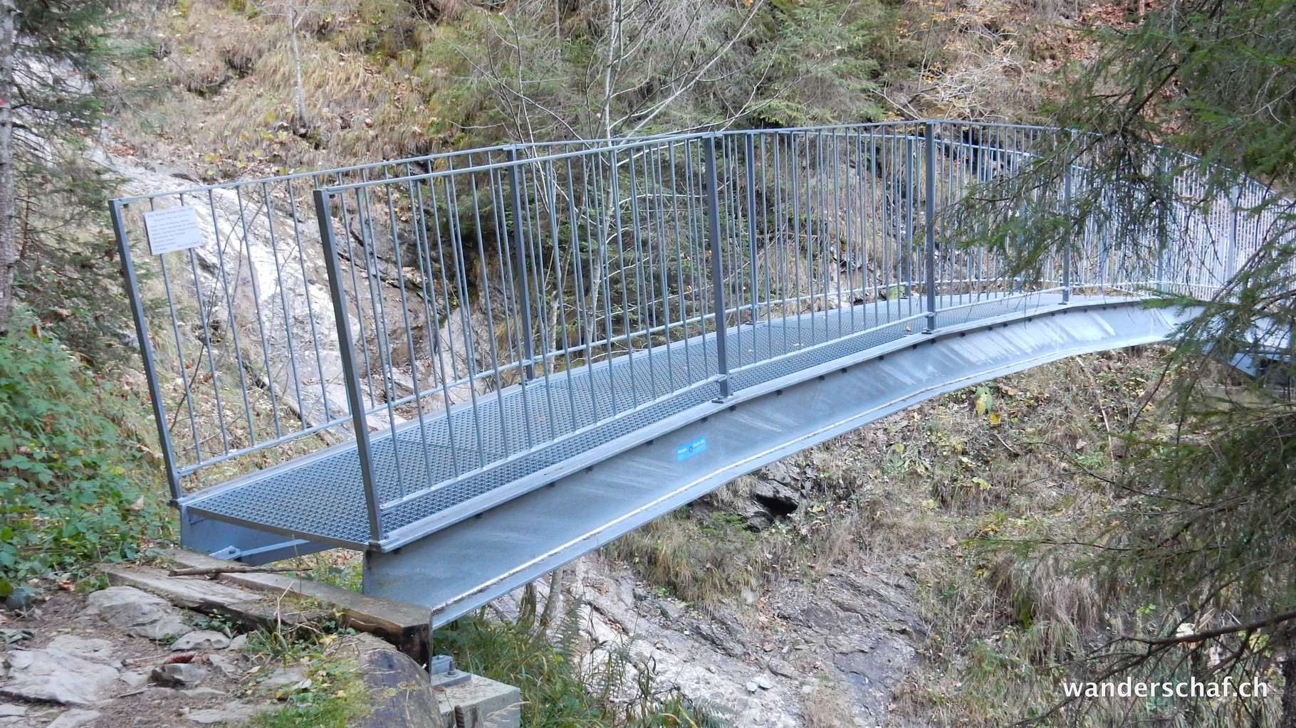 Brücke in der Eibachschlucht