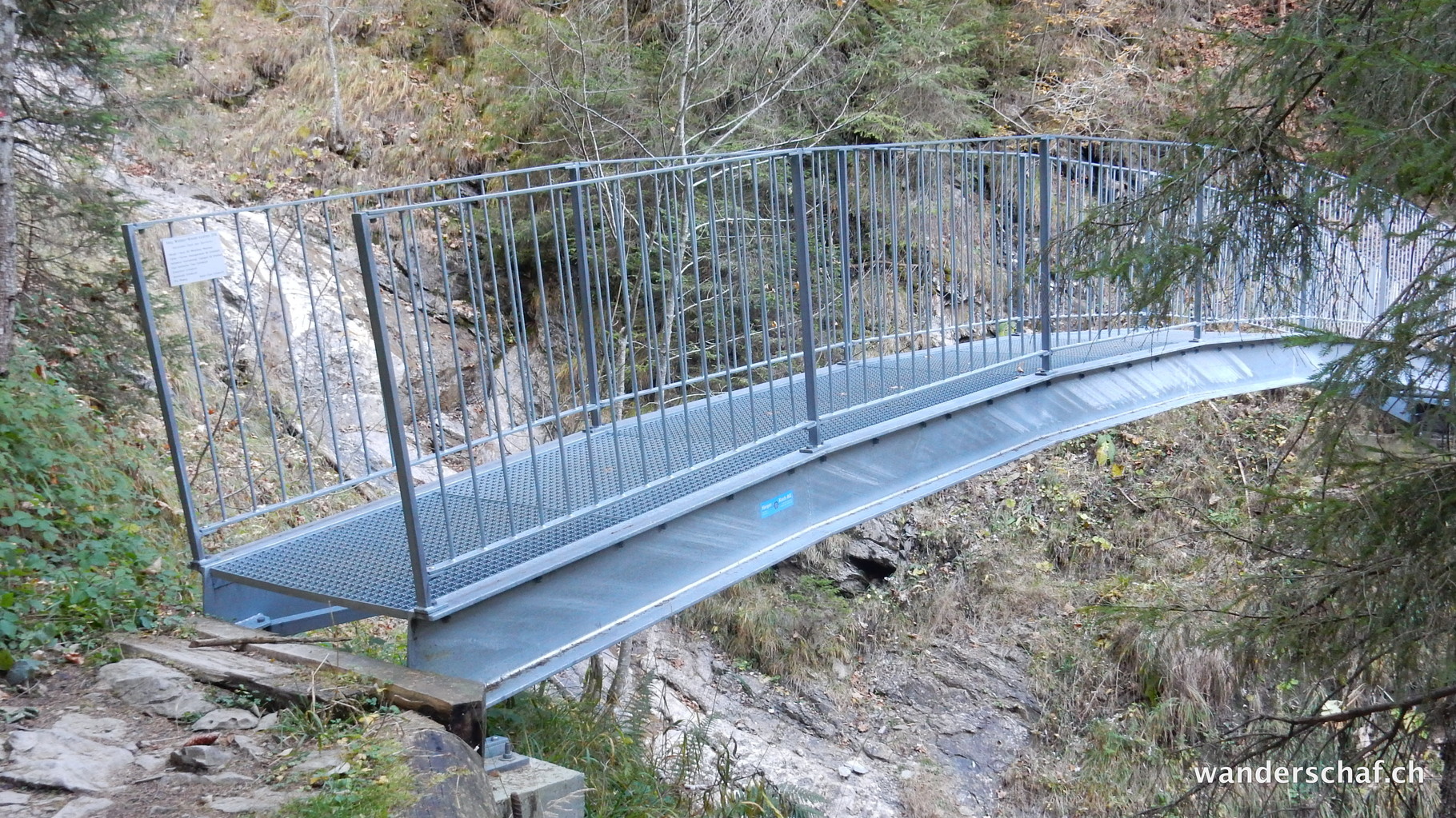 Brücke in der Eibachschlucht