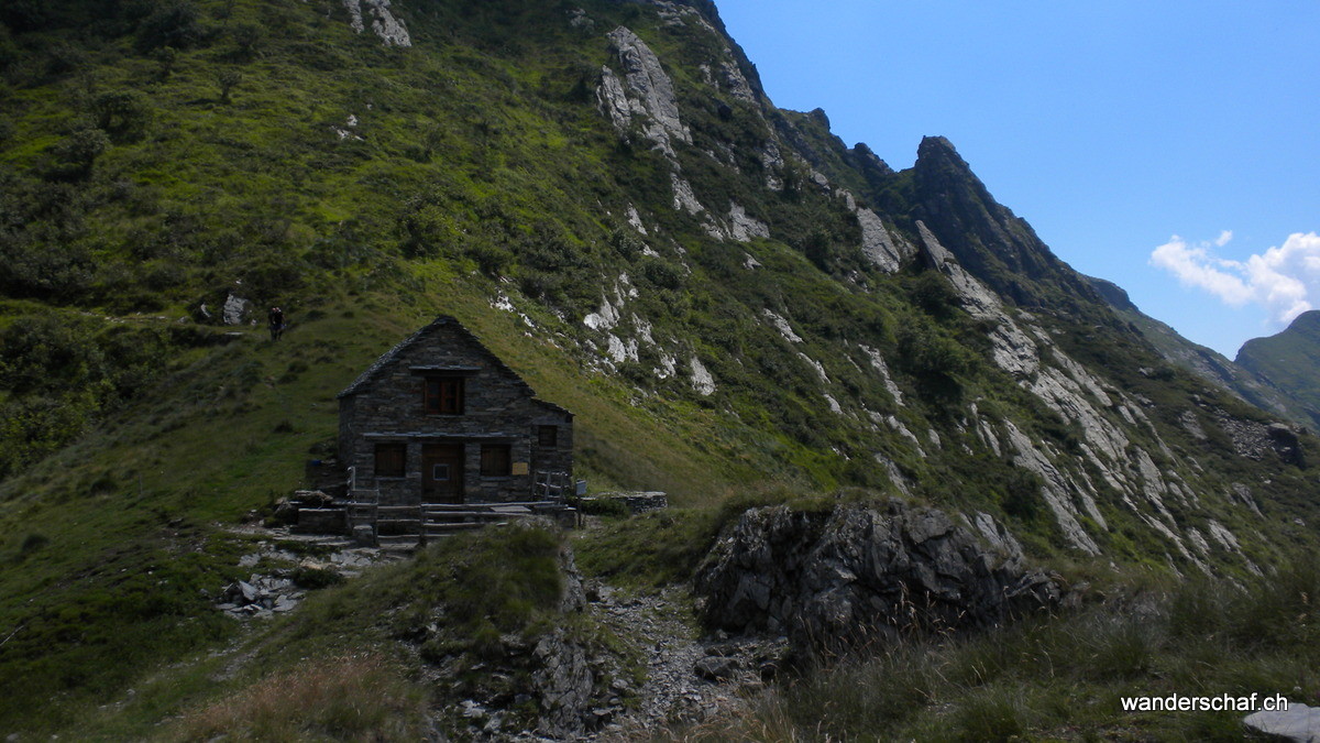 das Bivacco Alpe della Colma