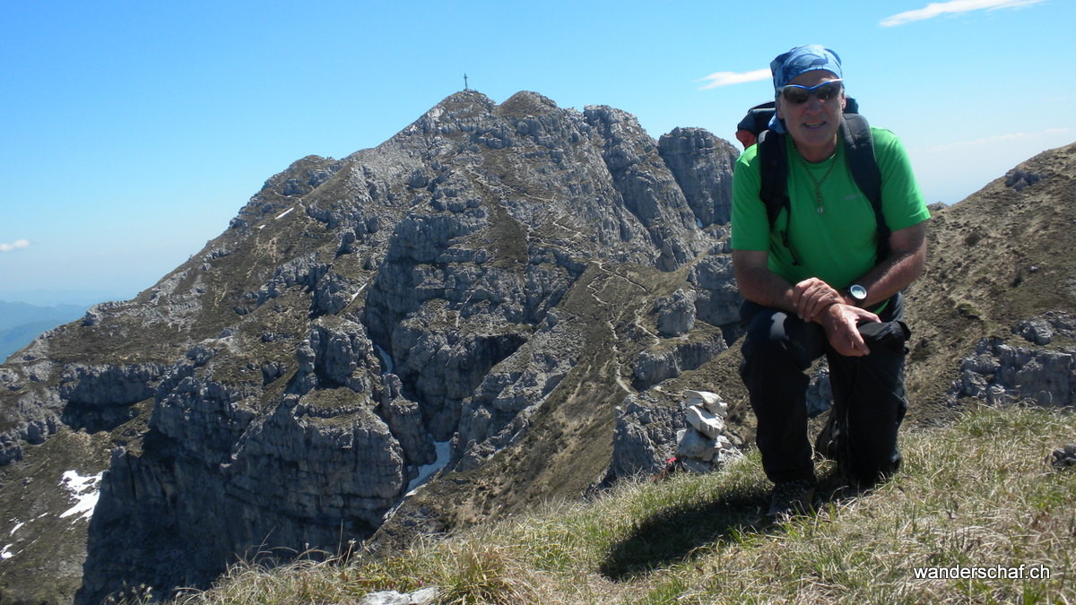 Blick zurück zum Monte Resegone