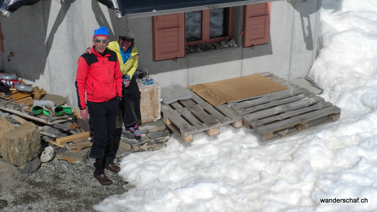 Wiedervereinigung bei der Cabane des Audannes