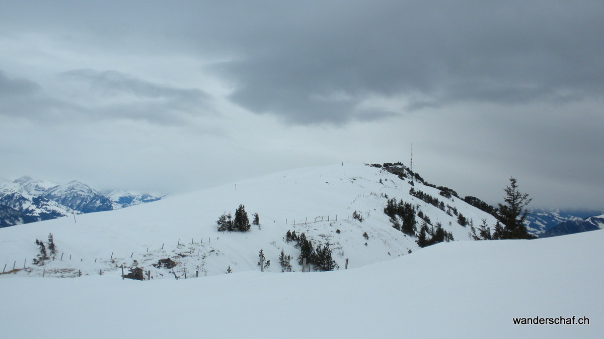 vom Niederhorn Richtung Burgfeldstand unterwegs