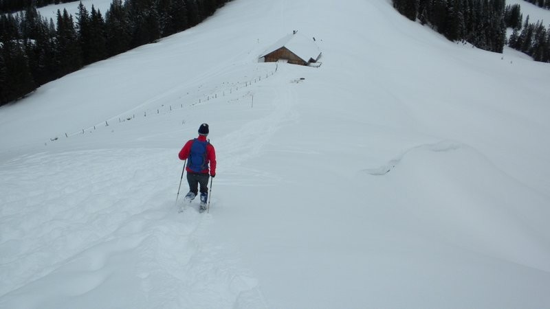 im Abstieg Richtung Alp Widegg