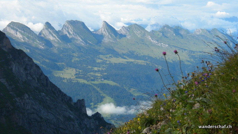 Churfirsten in Sicht