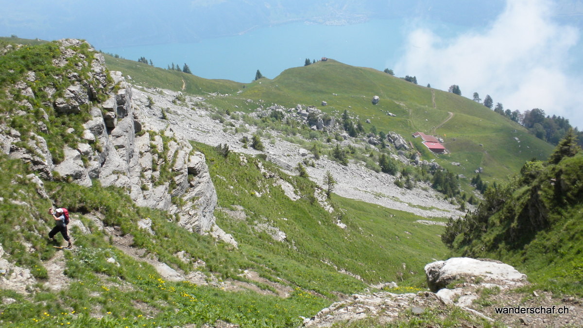 gewaltiger Tiefblick in den Vierwaldstättersee