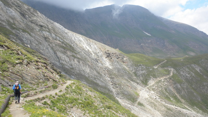 der Weiterweg zum Piano dei Camosci