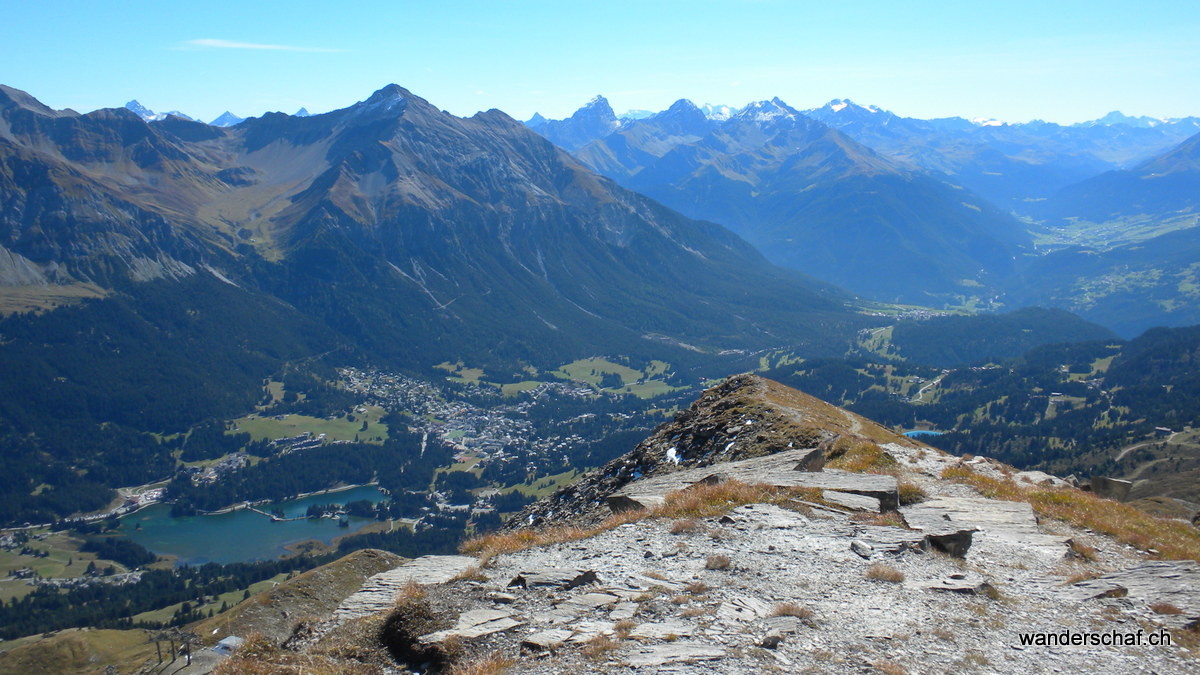 Blick nach Lenzerheide