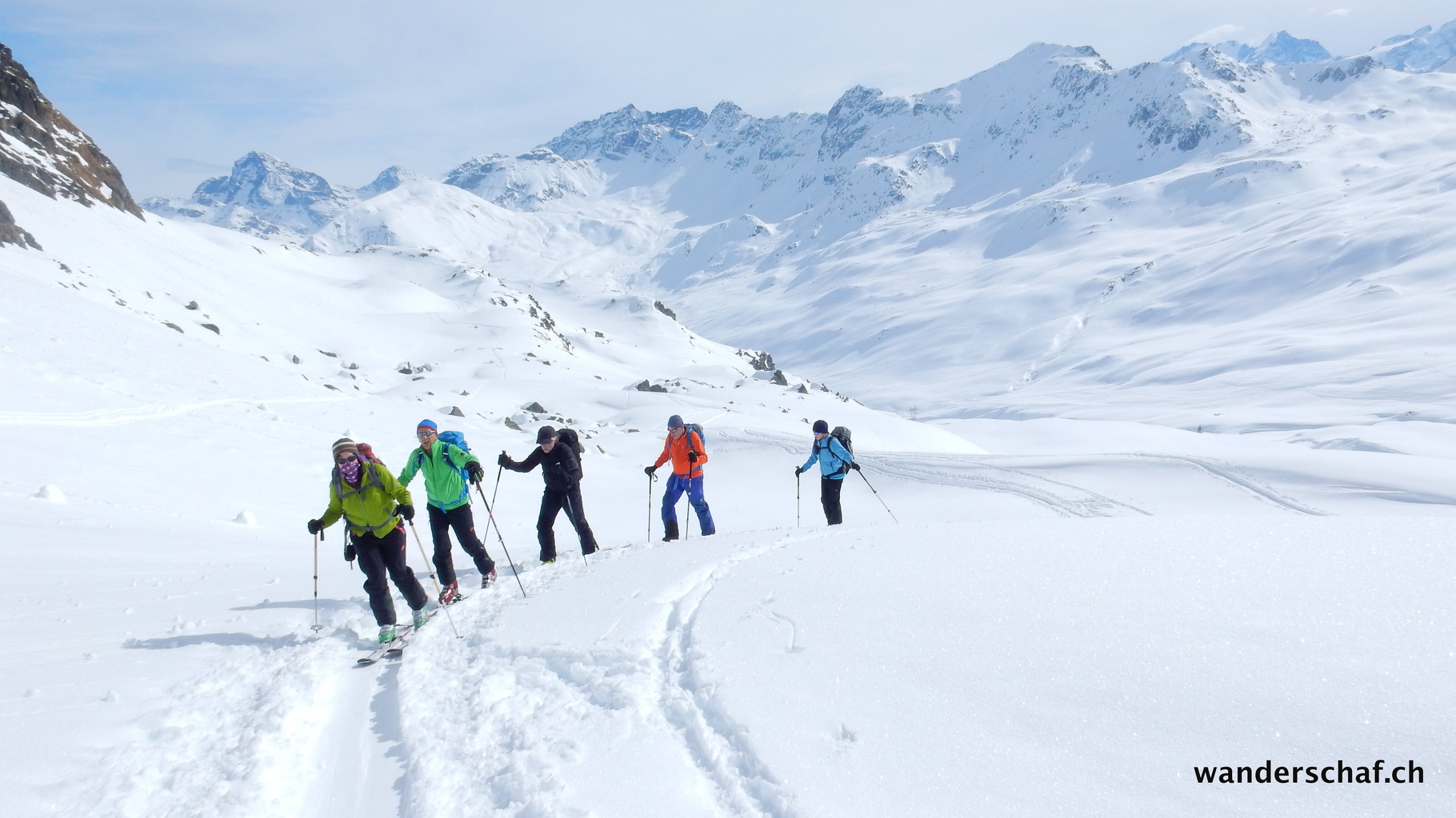 im Aufstieg Richtung Passo Forcellina