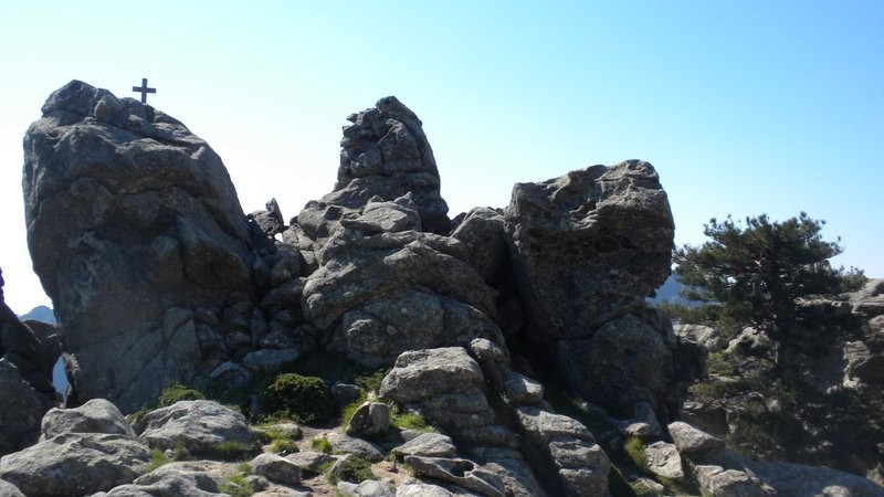 Blick zurück zum Croix Leccia