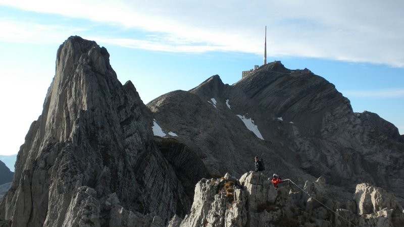 Blick zurück zum Säntis