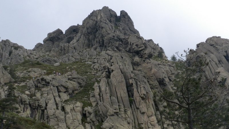 Blick zurück zur Punta di a Vacca