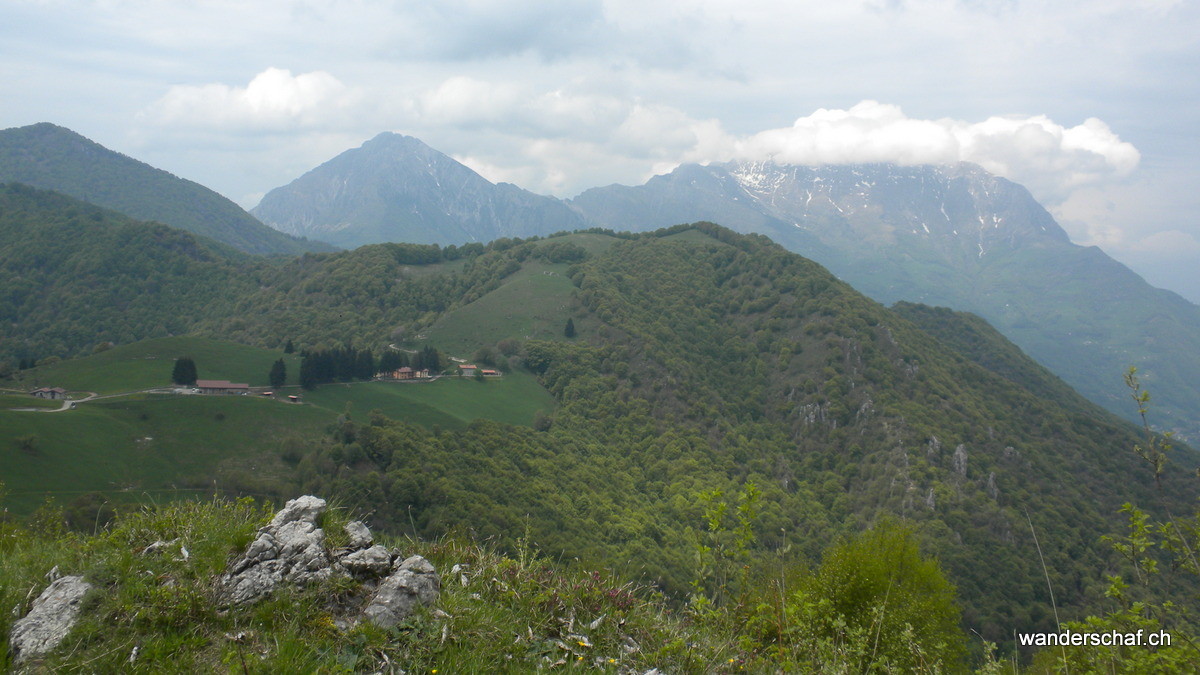 Blick zu Grignetta und Grigna