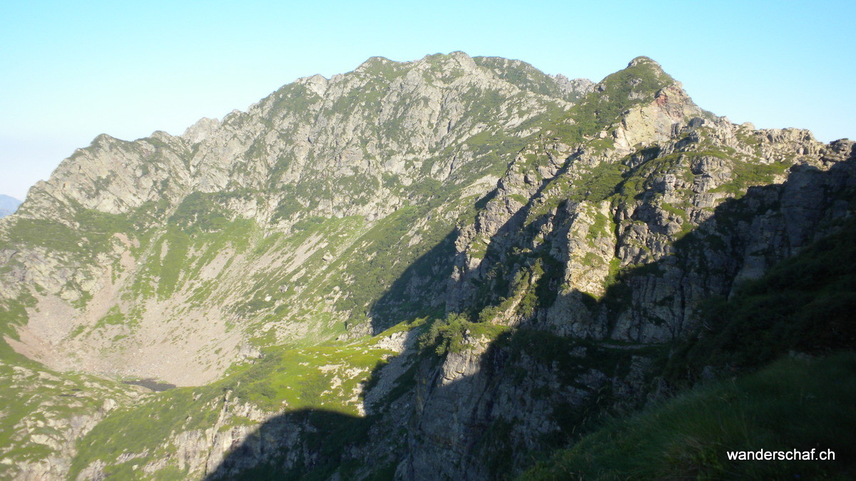 Blick zurück zum Pizzo Proman